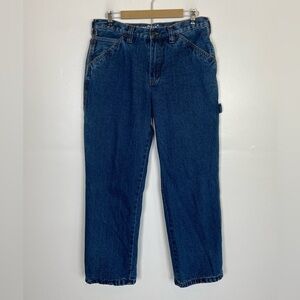 Guide Gear Men's Jeans Size 36X30 Carpenter Utility Flannel Lined Straight Leg